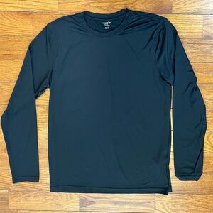 Old Navy Black Long Sleeve Active Top Mens Size S